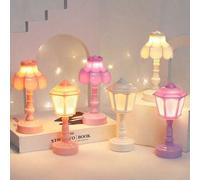 Shein Luz nocturna linda en forma de Loto/Farol, adecuada para la decoración del ambiente del dormitorio por la noche