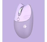 Shein M3 Ratón inalambrico, de silencioso, dulce con pata de gato patrón con oreja de gato en forma de, oficina Ratón