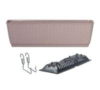 Shein Macetero colgante - incluye ganchos de soporte RATOLLA P, dimensiones (mm) 590x154x142, color Mocca. Envío gratuito en 24/48 horas