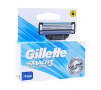 Shein Mach3 Sport - Pack de 4 cuchillas de recambio (3 hojas + banda lubricante), afeitado cómodo y apurado