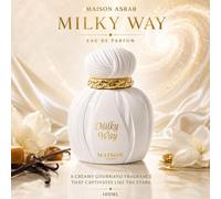 Shein Maison Asrar Milky Way Eau De Parfum 100ML Leche Dulce Vainilla Caramelo Haba Tonka Perfume Unisex de Larga Duración