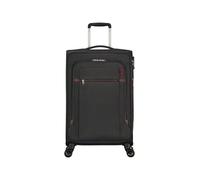 Shein Maleta mediana american tourister crosstrack spinner expansible 67cm/ 67.5x42x27.5cm/ 4 ruedas/ gris y rojo