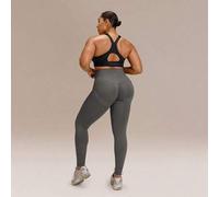 Shein Mallas de cintura alta con efecto push-up y levantamiento de glúteos, de talla grande, de 24 pulgadas, de tejido ultrasuave y sin costuras, para entre