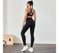 Shein Mallas de control de abdomen FeatherFit™ de 28 pulgadas, de impacto medio, para entrenamiento, trotar, gimnasio