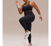 Shein Mallas de entrenamiento de control de barriga, efecto levantamiento de glúteos, antirollos, de impacto medio, para correr, trotar, entrenar y hacer ej
