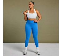 Shein Mallas de entrenamiento Powersculpt-Air de 26" de impacto moderado, para entrenamiento rápido de secado, con transpiración y sensación refrescante