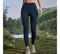 Shein Mallas elásticas y transpirables para mujer, ideales para senderismo, acampada, yoga y pilates, con bolsillos, para primavera/verano