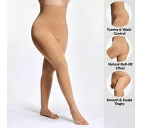 Shein Mallas moldeadoras de cintura alta sin costuras y ajustadas para tallas grandes, bragas moldeadoras para mujer, body shaper para señoras, adecuado par