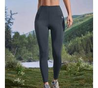 Shein Mallas para mujer de uso casual para senderismo, campamento, yoga, pilates, con bolsillos, alta elasticidad y transpirables para primavera/verano