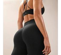 Shein Mallas Power Sculpt ™ - Air Sculpt Flex de 61 cm (24 pulgadas) con cintura en V que levanta el trasero, que absorben la humedad y brindan una sensació