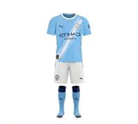 Shein Manchester City FC Kids' Home Minikit Light Blue