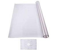 Shein Mantel de plástico, 91 x 152 cm, 1,5 mm de grosor, protector de mesa esmerilado, rectangular de PVC, impermeable y fácil de limpiar, para oficina, toc