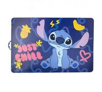 Shein Mantel Stitch Individual plastificado para mesa Infantil, Licencia Original 100%, 28 x 42 cm, Color Azul, Kiglam. Envios 24-48 horas
