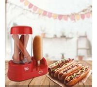 Shein Máquina de Perritos Calientes Jocca Funny Cooking Turquesa o Rojo - Cocina al Vapor, Capacidad para 6 Salchichas, Calienta Pan, Multifunción para Cocc