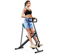 Shein Máquina de sentadillas, MERACH R07 2 en 1, máquina de remo, fácil de montar y plegable, equipo de fitness para glúteos y piernas en casa.