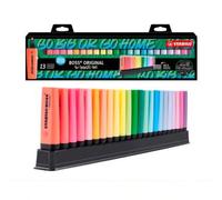 Shein Marcador STABILO BOSS ORIGINAL - Set de mesa con 23 colores - 9 colores flourescentes y 14 colores pastel. Rotulador fluorescente antisecado, hasta 4