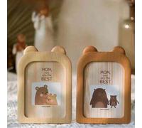 Shein Marco de fotos de animales, decoración para la guardería, esencial para recién nacidos y madres. Adecuado para decoración de pared, se pueden pegar pe