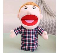 Shein Marionetas de mano familiares - Juguetes de peluche suave y relleno para narración de historias, imaginación creativa, desarrollo de la inteligencia i