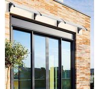 Shein Marquesina para puerta de entrada 100x120/100x150/100x200/100x300cm, marquesina para puerta de entrada, marquesina de arco de policarbonato transparen
