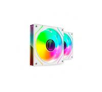 Shein Mars Gaming MF-3DPROX2R, Kit 2x Ventiladores 120mm, Aspas Invertidas, Iluminación ARGB Triple Infinity Mirror 360°, Control PWM, Rodamientos FDB, Vent