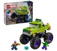 Shein Marvel El Camión de Hulk Vs. Thanos - Juguete de construcción de camión monstruo para niños de 7+ - Incluye minifiguras de juguete de Hulk y Thanos -
