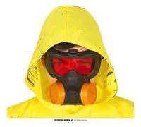 Shein Mascara de Gas PVC para Protección Personal y en Actividades al Aire Libre, Mascarilla de Protección Resistente y Durable con Diseño Segmentado y Como