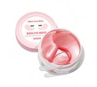 Shein Máscara de ojos de rosa SlowSunday, 30 pares, máscara de ojos de colágeno coreana, con extracto de rosa y colágeno e hialuronato de sodio, disminuye l