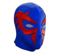 Shein Máscara de tocado de Spider-Man de Marvel Comics con control manual de ojos, colección de cosplay, decoración para fiestas
