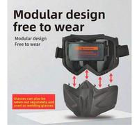 Shein Máscara protectora de soldadura con oscurecimiento automático, de cara completa, antirreflejo, anticalentura, respiración aislada