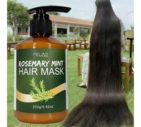 Shein Mascarilla capilar de romero y menta, MELAO Mascarilla acondicionadora profunda con romero y menta, nutre y fortalece el cabello seco y encrespado, ag
