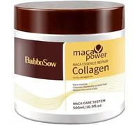 Shein Mascarilla de colágeno, bálsamo alisador para el cabello, aceite capilar, mascarilla de argán, repara el cabello seco y dañado, 500 ml.