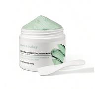 Shein Mascarilla de limpieza profunda con arcilla y té verde SlowSunday, cuidado de la piel, mascarilla facial, mascarilla de arcilla, elimina los puntos ne
