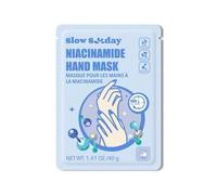 Shein Mascarilla de manos con niacinamida SlowSunday, con niacinamida y ácido hialurónico, adecuada para viajes de negocios y viajes, adecuada para el veran