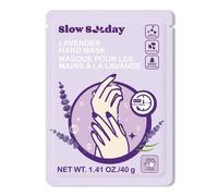 Shein Mascarilla de manos de lavanda SlowSunday 1 par para manos secas y agrietadas, hidratante, calmante para la piel, nutrición profunda, estilos acogedor