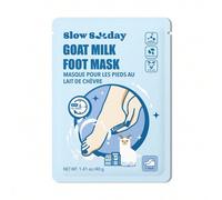Shein Mascarilla para pies de leche de cabra SlowSunday, con múltiples aceites vegetales, hidratación natural, hidratante, calmante para la piel, nutrición