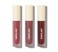 Shein Matte Allure Mini Set De Labial LíQuido-After The Moment Lip Combo Marca De Belleza CosméTica Maquillaje Para Mujeres Y NiñAs