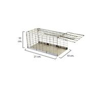 Shein Maurer 14041035 Trampa Ratas Jaula Metal Completa 21x10x10 cm