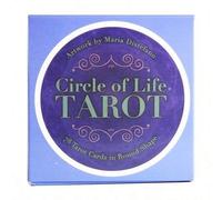 Shein Mazo de Cartas de Tarot Círculo de la Vida Poder de la Gran Rueda de la Vida Juego de Adivinación y Lectura de la Fortuna