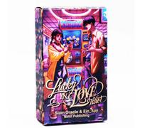 Shein Mazo de Cartas de Tarot Lucky In Love - 78 Cartas con Guía, Arte Estilo Anime Neón para Lectura de Romance & Relaciones, Perfecto para Parejas & Adivi