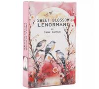Shein Mazo Lenormand Sweet Blossom | 36 Cartas con 2 Cartas Extra | Juego Compacto de Adivinación | Cartas de Adivinación con Guía Digital | Adecuado para E