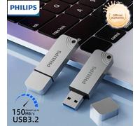 Shein Memoria USB Philips de 128GB tipo C USB 3.2, velocidad de lectura de 150MB/s, unidad USB para USB 3.0/2.0, memoria extraíble para smartphones Android,