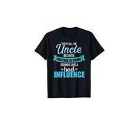 Shein men gifts Uncle because partner in crime sounds like bad influence T-Shirt