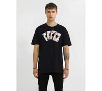 Shein Men's Ace of Hearts Graphic Tee - Casual & Comfortable Summer T-Shirt, Machine Washable