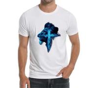 Shein Mens Christian T-Shirts Faith Vintage Jesus Cross Print Casual Loose T-Shirts Summer Short Sleeve Crew Neck Tops,Cross Print-15,L