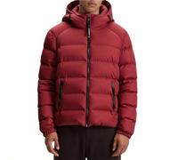 Shein Men's Sport Puffer Hooded Jacket Red