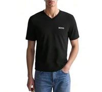 Shein Men's V Shirt Black