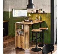 Shein Mesa de barra de desayuno, escritorio montado en la pared, barra de desayuno FWT98-PF