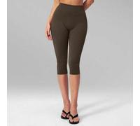 Shein MFVIM Pantalones deportivos casuales ajustados para mujer, largo 3/4, efecto visual natural que alarga las piernas, ajuste ceñido que moldea la cintur