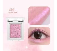 Shein Mi paleta favorita My Fave Piece Eyeshadow 56 HYPER PINK | Sombra de ojos individual | Color gris neutro suave, de larga duración, con brillo, color a