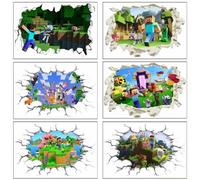 Shein ¡Mi papel tapiz 3D! ¡Te brinda una perspectiva de juego ultra realista! ¡Llena tu habitación con un sentido de tecnología! Se puede usar para decoraci